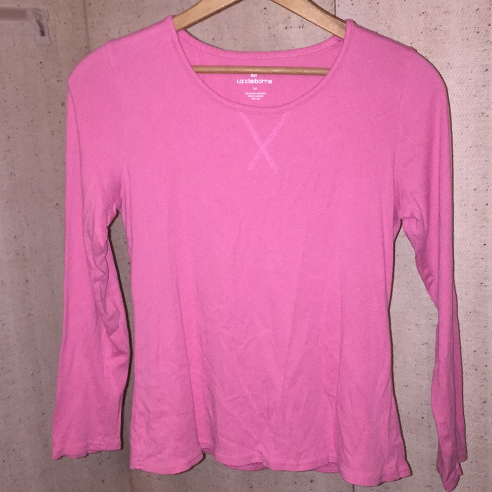 Straight pink tee shirt
